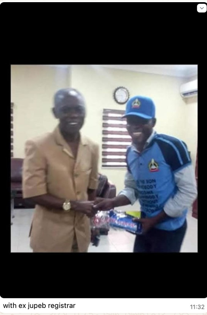 with ex jupeb registrar