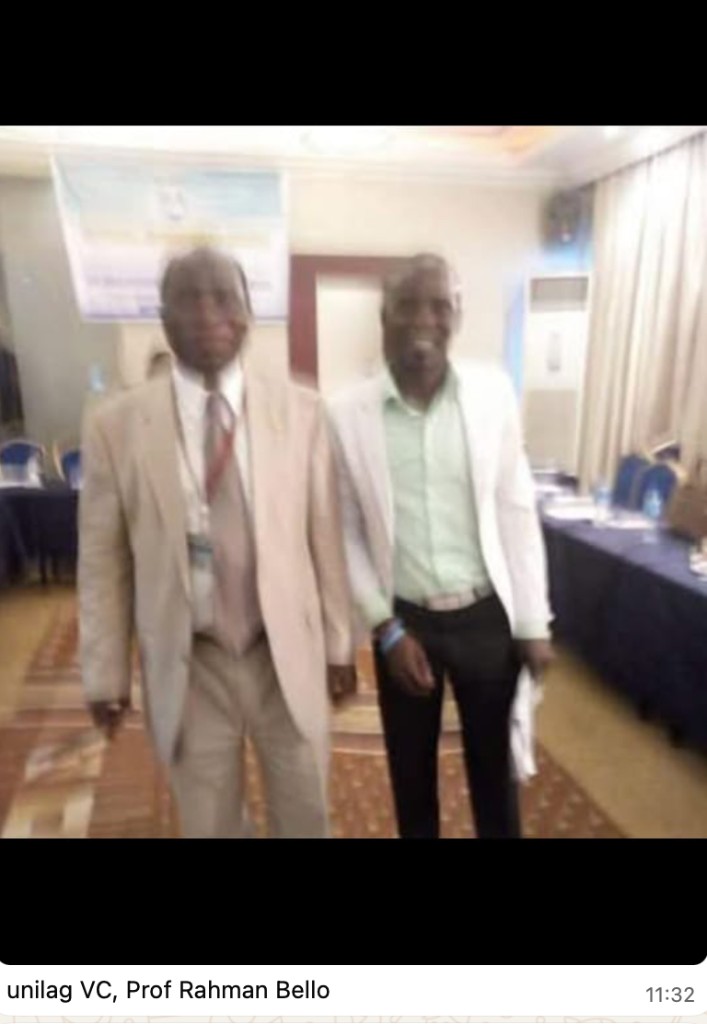unilag VC, Prof Rahman Bello